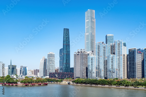 Guangzhou modern urban architectural landscape © 昊 周