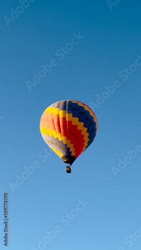 hot air balloon in flight