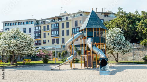 Obraz na płótnie playground in the park w salonie