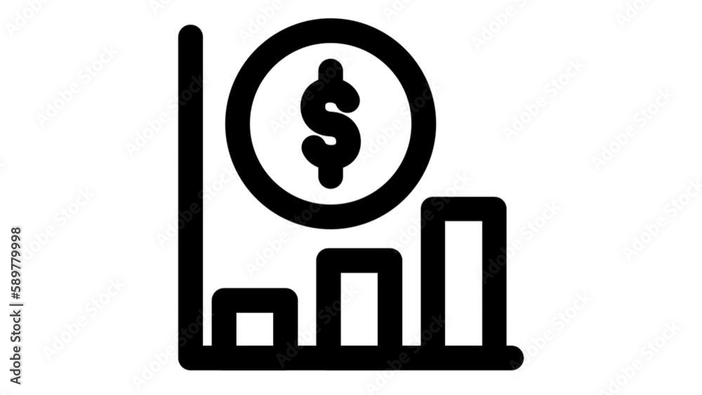 Finance Animated Icon, Graph Up Icon Looping Animation on Alpha Chennel Background, perfectly complements your presentations, interactive website design, and interactive User Interface Finance Animated Icon, Graph Up Icon Looping Animation on Alpha Chennel Background, perfectly complements your presentations, interactive website design, and interactive User Interface