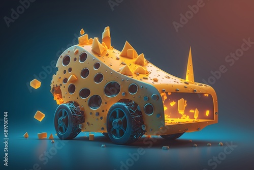 Vehicle created using AI Generative Technology
