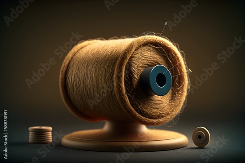 thread spool created using AI Generative Technology