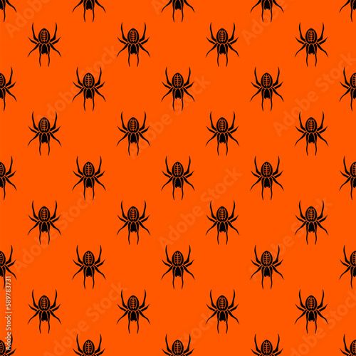 Halloween pattern seamless in simple style vector illustration