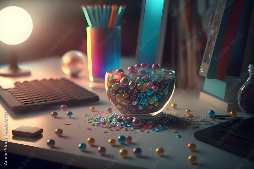 Fototapeta premium Candy created using AI Generative Technology