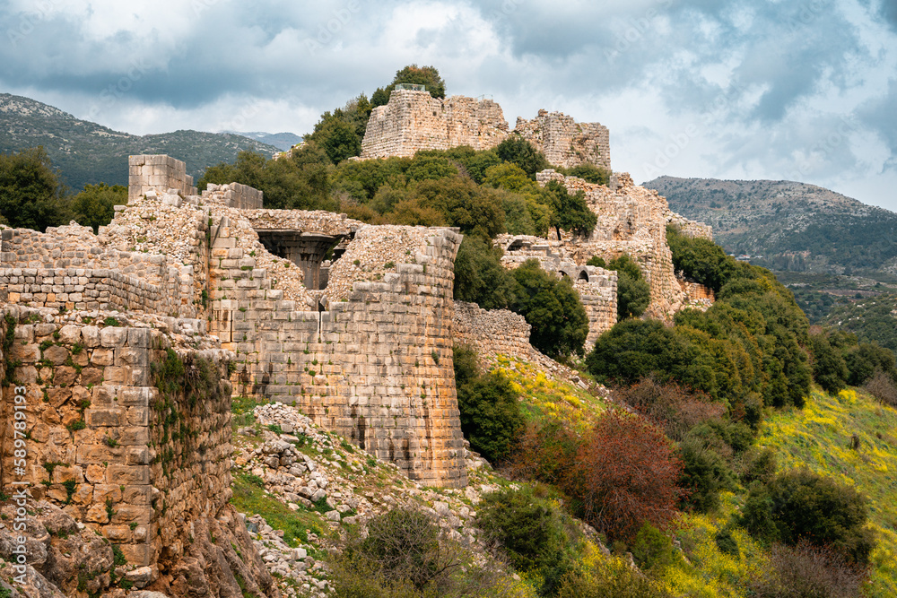 Towers of Nimrod Fortress, Golan Israel