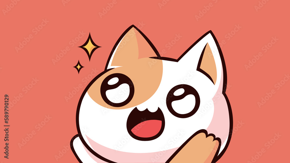 Fototapeta premium CAT WALLPAPER