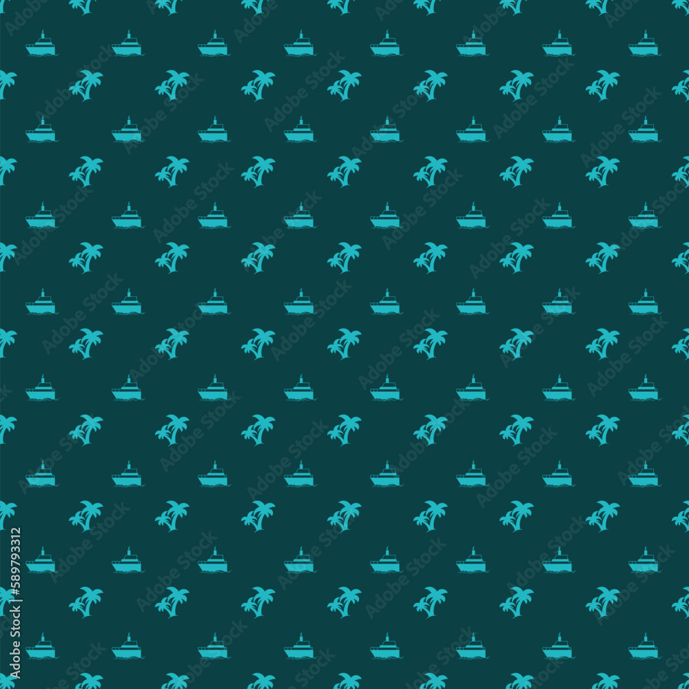 Summer seamless pattern background. Vector texture illustration.