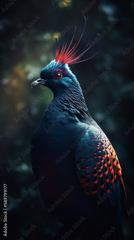 Victoria Crowned Pigeon HD Portrait, Bird Photography Victoria Crowned Pigeon HD Portrait, Bird Photography
