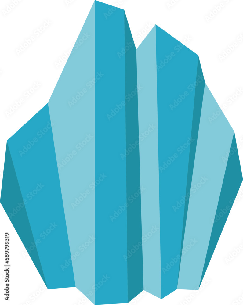Simple Iceberg Illustration Simple Iceberg Illustration