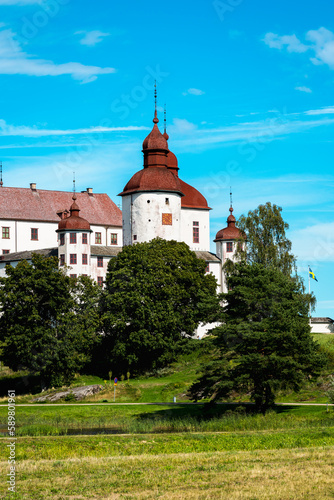 Lacko Castle is a medieval castle in Sweden, located on Kallandso island on Lake Vanern. The Castle has been voted as the most beautiful Castle in Sweden. photo