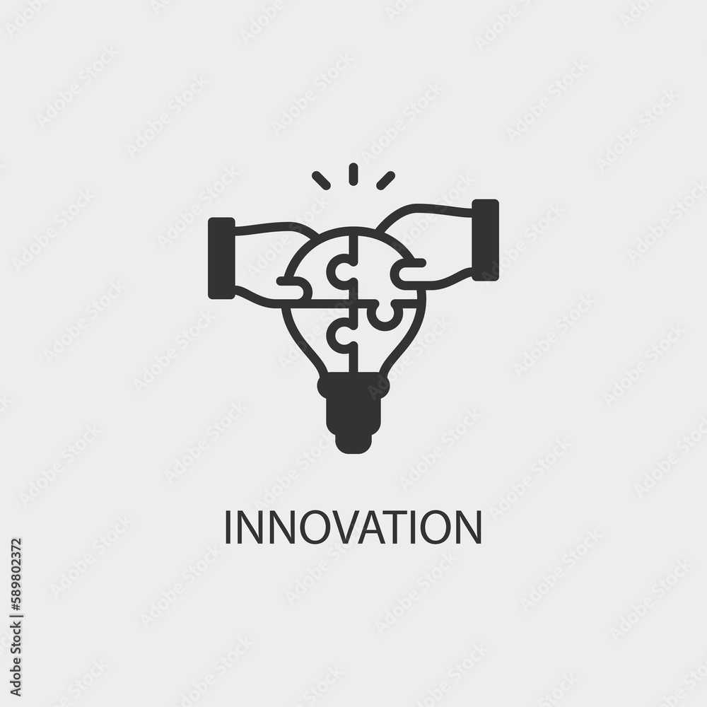 Innovation vector icon illustration sign