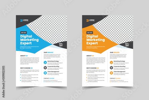 Corporate flyer template design for a business proposal,Modern, advertisement, marketing, promotion
