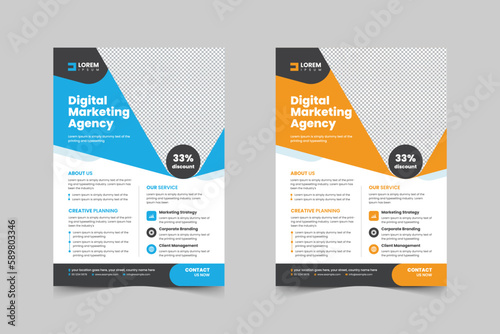 Corporate flyer template design for a business proposal,Modern, advertisement, marketing, promotion