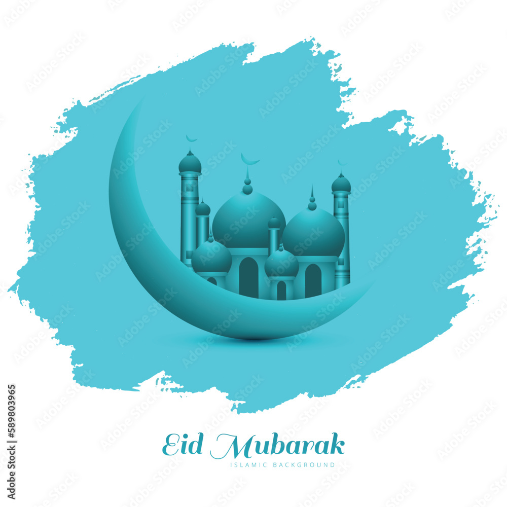 Islamic eid mubarak festival cultural background