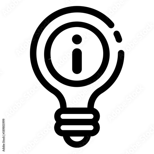  information  lightbulb