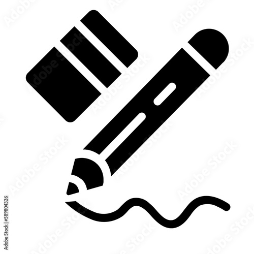 eraser and pencil