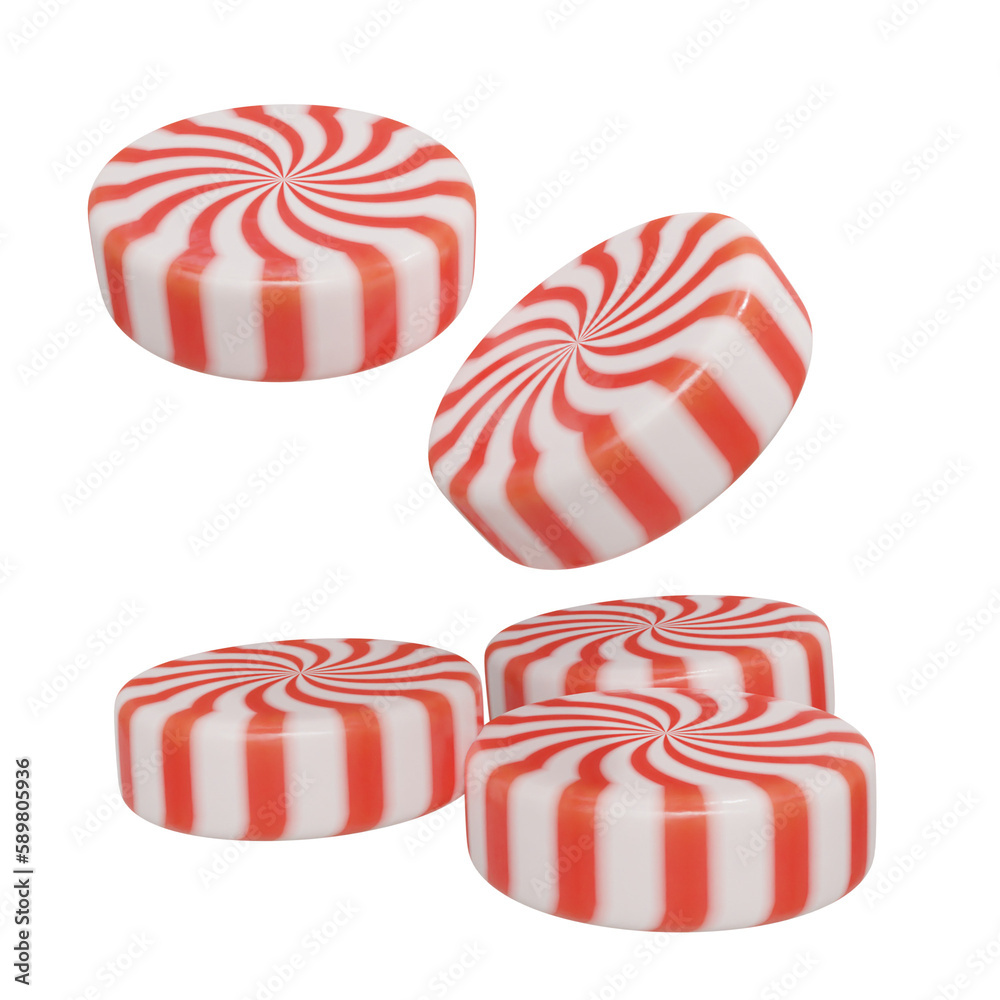 Obraz premium candy canes