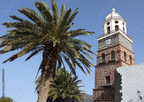Church of the historical village Tequise of Lanzarote