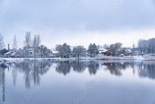 landscape with lake