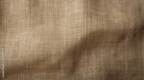 linen fabric texture background, top view Generated AI