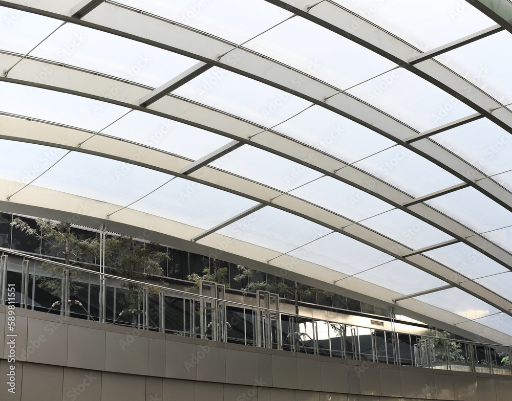 Translucent roof for saving energy, Building detail Translucent roof for saving energy, Building detail