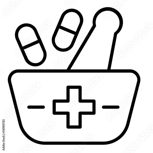 pharmacy medicine drug medical icon Editable Stroke color