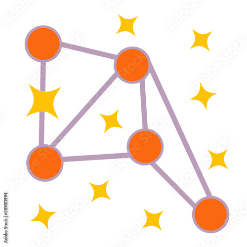 big dipper star space astronomy galaxy icon