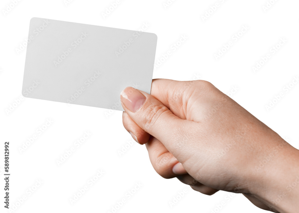 Hand Holding a Credit Card Hand Holding a Credit Card
