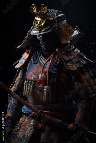 Colorful samurai