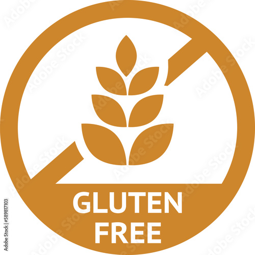 Gluten free icon vector illustration