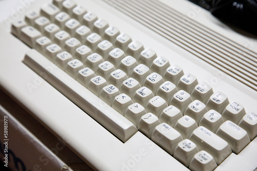 close up of a commodore keyboard photo