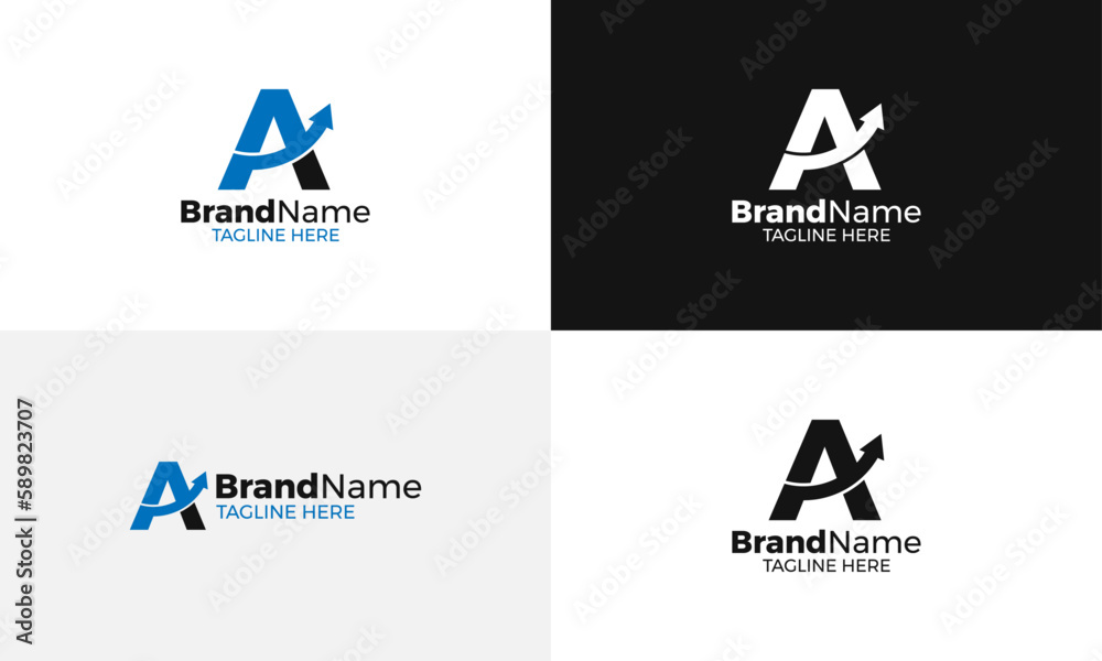 A Letter Logo Template A Letter Logo Template