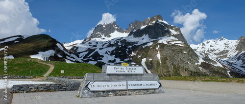 Alpen in Frankreich - Route des Grandes Alpes - Col du Glandon 1924m