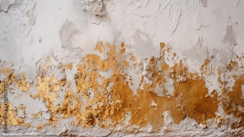 Messy wall texture. Illustration AI Generative.