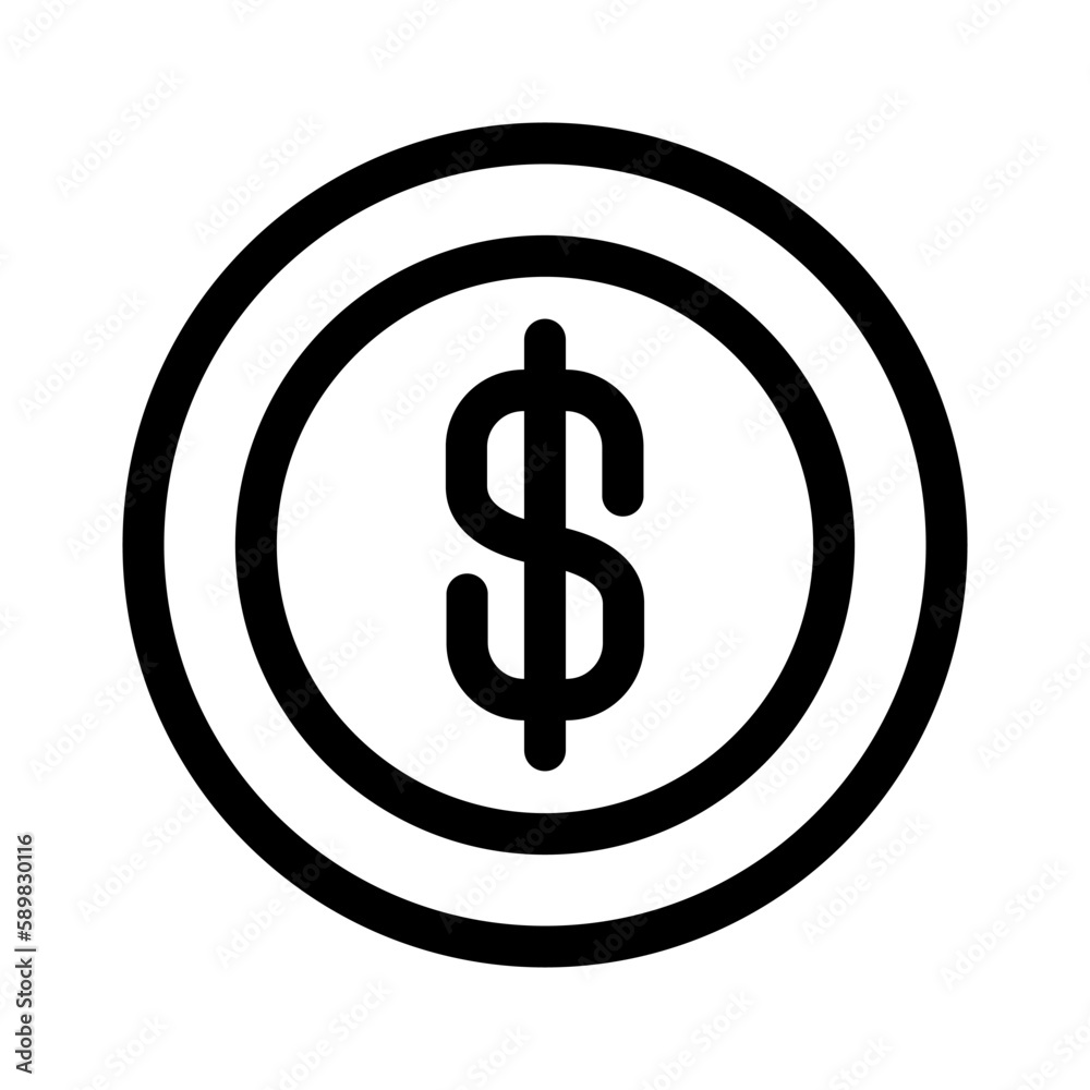 coin icon or logo isolated sign symbol vector illustration - high quality black style vector icons coin icon or logo isolated sign symbol vector illustration - high quality black style vector icons