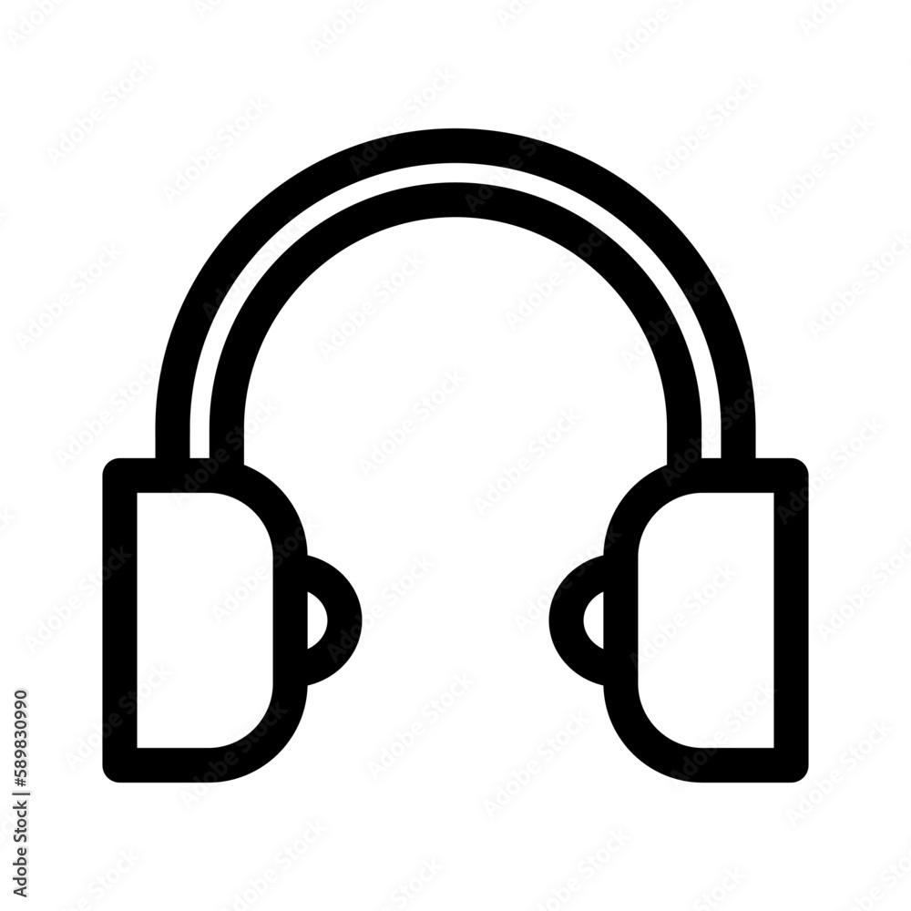 headset icon or logo isolated sign symbol vector illustration - high quality black style vector icons headset icon or logo isolated sign symbol vector illustration - high quality black style vector icons