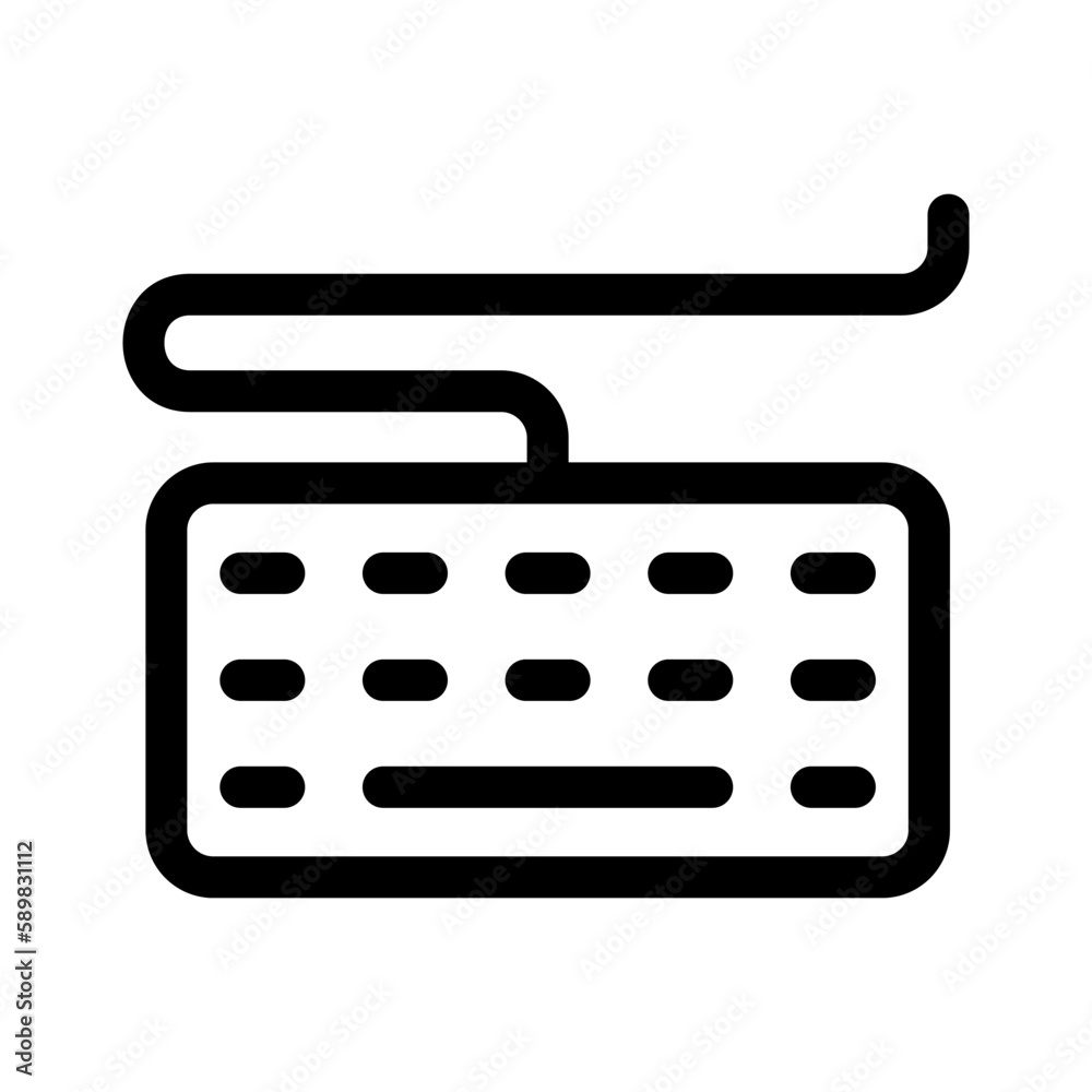 keyboard icon or logo isolated sign symbol vector illustration - high quality black style vector icons keyboard icon or logo isolated sign symbol vector illustration - high quality black style vector icons