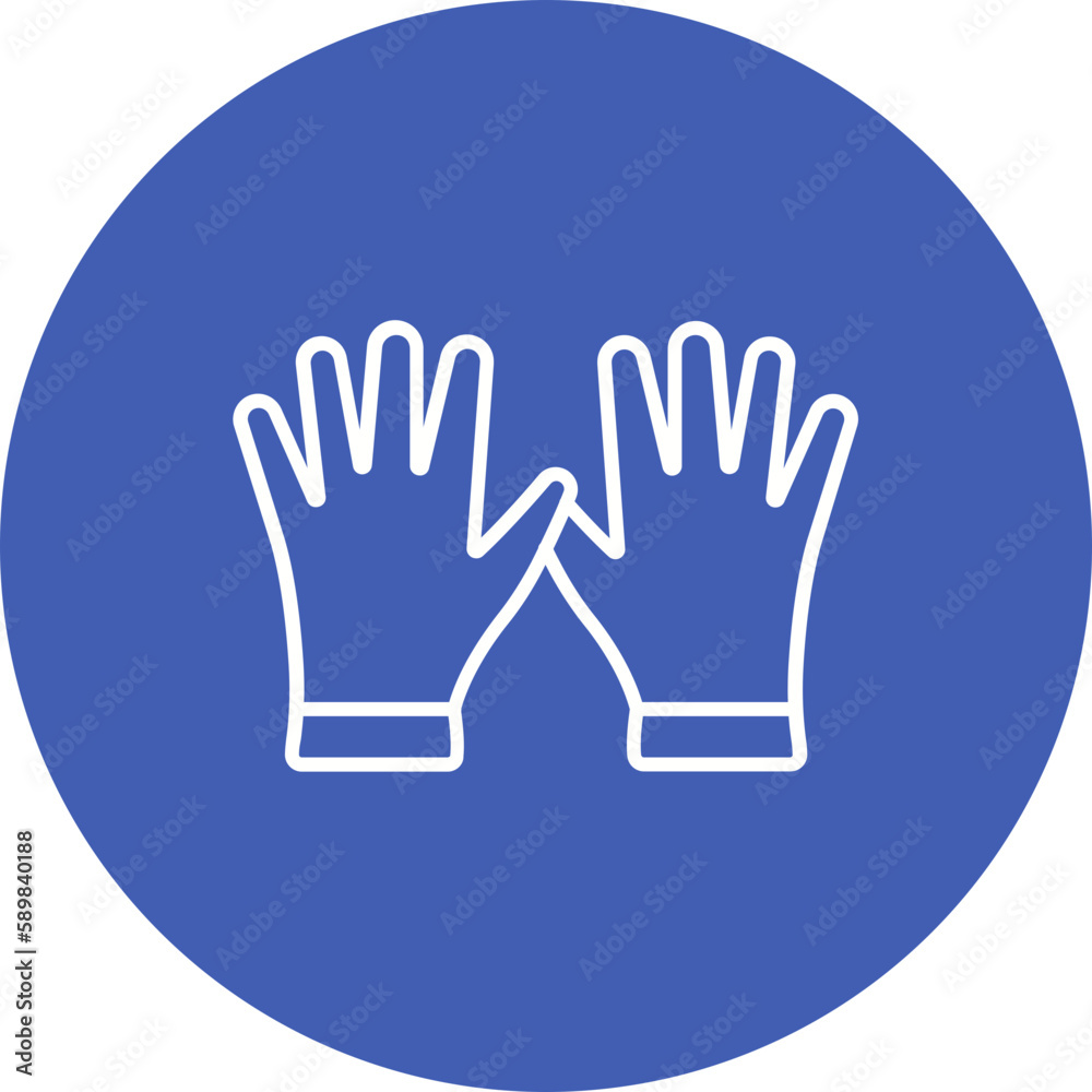 Cleaning Gloves Icon Cleaning Gloves Icon