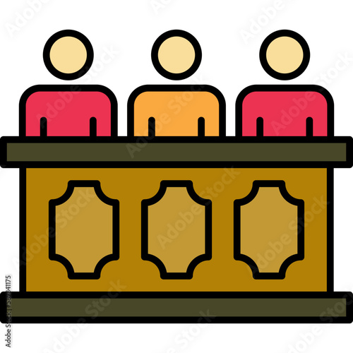 Panel of judges Icon