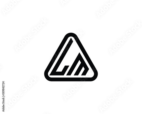 LM Logo design vector template