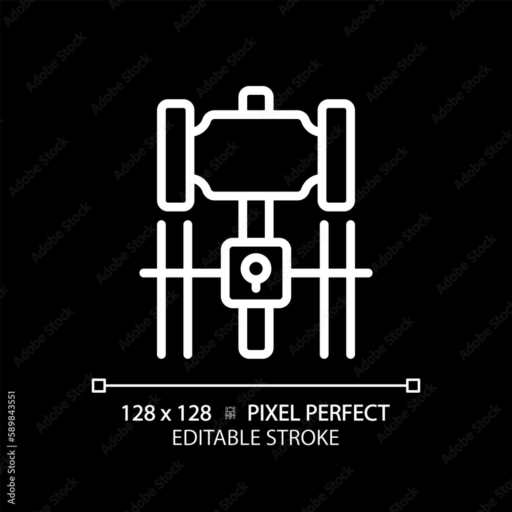 Sentencing pixel perfect white linear icon for dark theme. Law court verdict. Crime punishment decision. Legal regulation. Thin line illustration. Isolated symbol for night mode. Editable stroke Sentencing pixel perfect white linear icon for dark theme. Law court verdict. Crime punishment decision. Legal regulation. Thin line illustration. Isolated symbol for night mode. Editable stroke