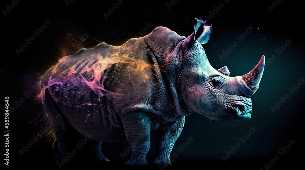 Abstract animal, ultra detailed. Generative AI Beautiful wildlife of ...