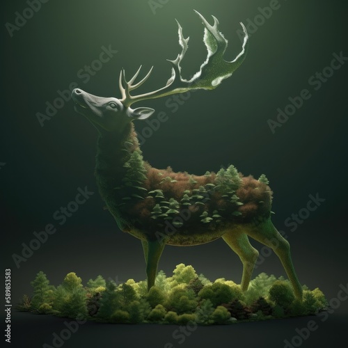 deer in the forest