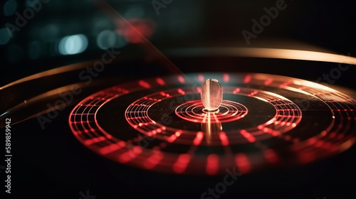 roulette wheel closeup