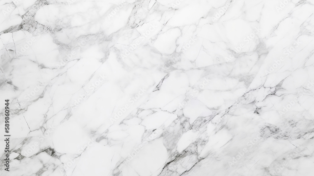 Obraz premium Natural white marble texture background. Based on Generative AI