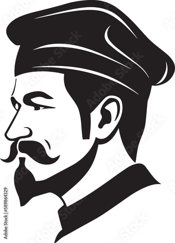 Chief, Chief cook, Chief logo icon Vector Illustration, SVG