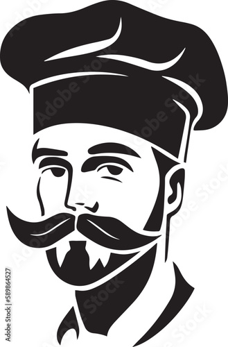Chief, Chief cook, Chief logo icon Vector Illustration, SVG