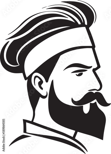 Chief, Chief cook, Chief logo icon Vector Illustration, SVG