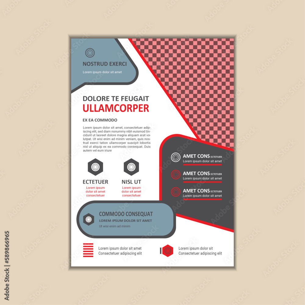 Corporate Business Flyer Template Simple and clean A4 Size with Bleed Vector design Corporate Business Flyer Template Simple and clean A4 Size with Bleed Vector design