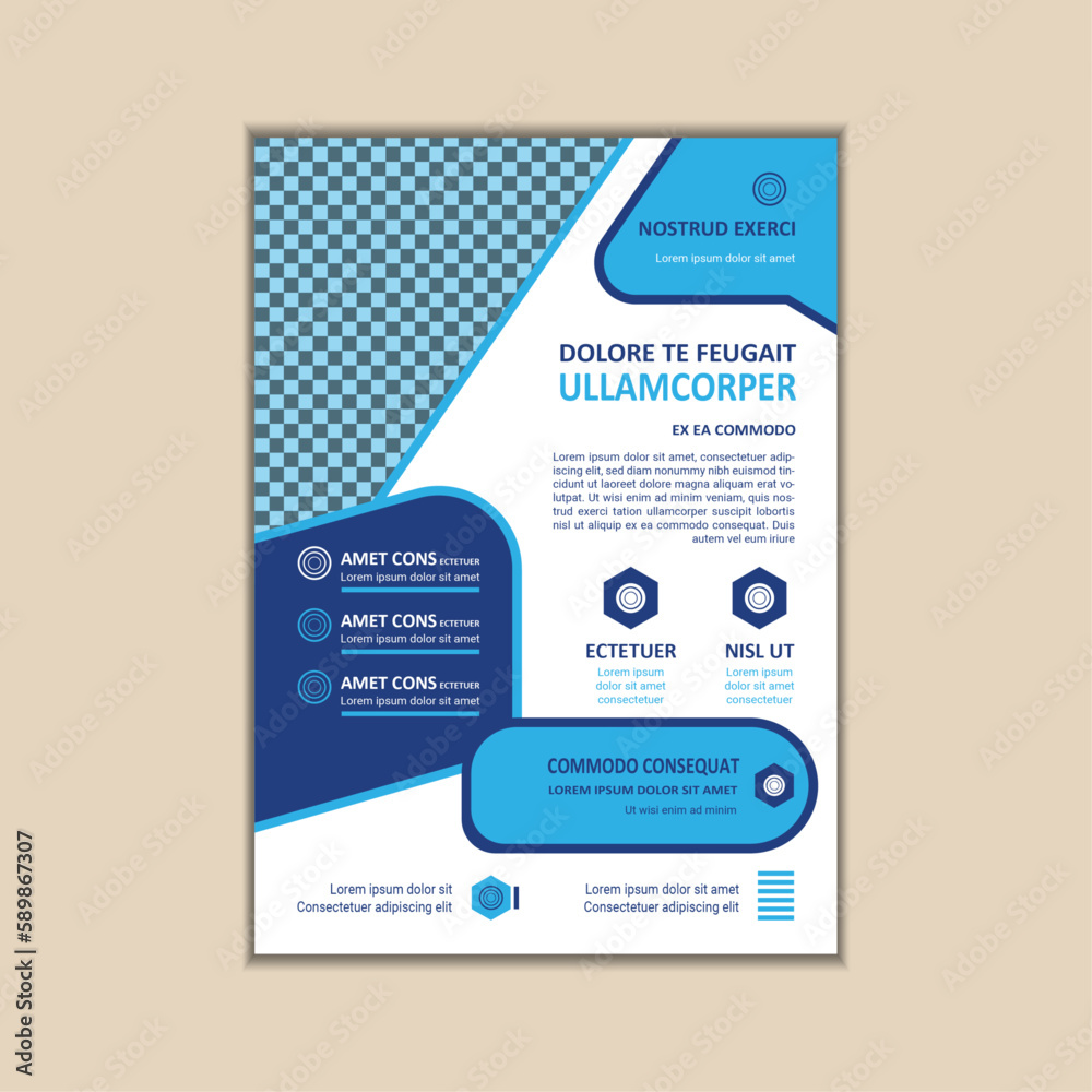 Corporate Business Flyer Template Simple and clean A4 Size with Bleed Vector design
Corporate Business Flyer Template Simple and clean A4 Size with Bleed Vector design